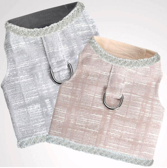 ✨The Genevieve Dog Harness – Pure Elegance!
Soft, luxurious fabric + handmade embroidered lace &amp; pearls = the ultimate glam look for your pup! Because Style &amp; comfort go paw in paw.
#LuxuryForDogs #DogFashion #StylishPup #PamperedPooch
 pin.it/6I0T5S4uV via @pinterest