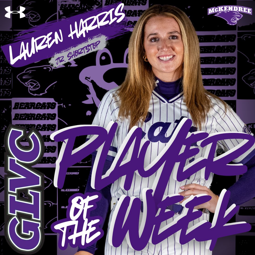 McKendree Softball (@mckendreesb) on Twitter photo Week 2 GLVC Player of the Week goes to <a href="/LoHarris2022/">Lauren Harris</a> Congratulations Lo on an outstanding week! #kcw๐ช๐ชต Week 2 GLVC Player of the Week goes to <a href="/LoHarris2022/">Lauren Harris</a> Congratulations Lo on an outstanding week! #kcw๐ช๐ชต