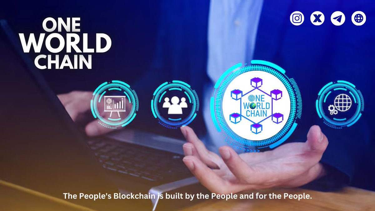 OneWorldChain's tweet photo. The People's Blockchain is built by the People and for the People. Mass adoption will only succeed when everyday people have easy access to a faster Blockchain at a lower cost.
#Blockchain $OWCT #Freedom #Fairlaunch #CryptoInvestors #OneWorldChain #Crypto #ThePeoplesBlockchain https://t.co/qgIsXVUdhn