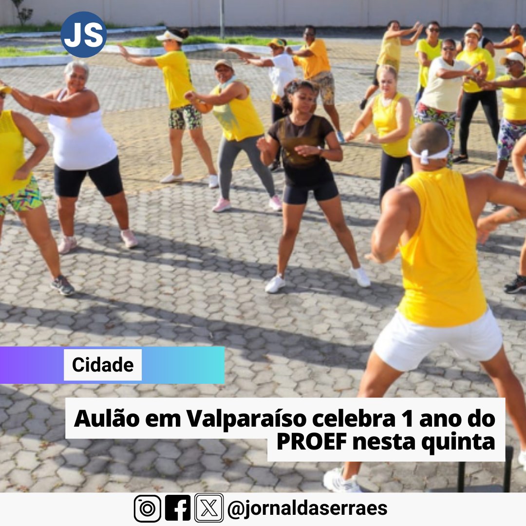 jornaldaserraes's tweet image. 🎉 Aulão em Valparaíso celebra 1 ano do PROEF nesta quinta! 🏋️‍♂️ Evento especial com atividades físicas e muita animação. 

Saiba mais. 👇

🔗 jornaldaserra.com/noticia/cidade…

#Esporte #Saúde #PROEF #Serra #JornalDaSerra #JornalDaSerraES
