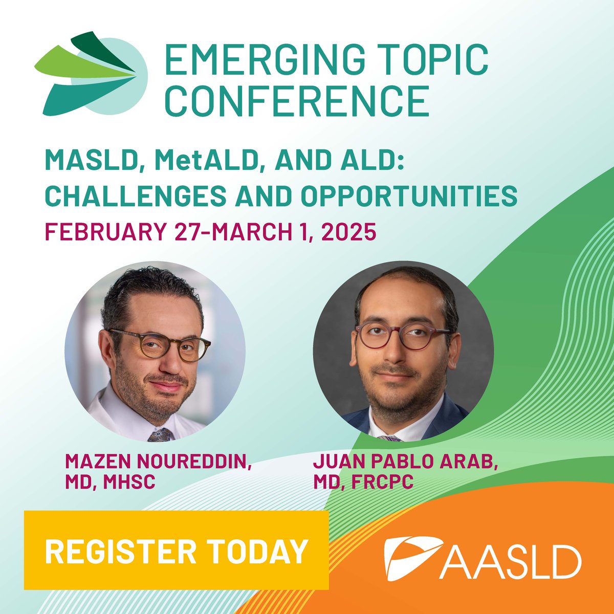AASLD (@aasldtweets) on Twitter photo Still time to register! Get the latest on #MASLD, #MetALD, and #ALD in Las Vegas with three days of expert-led sessions at AASLD's Emerging Topic Conference. Secure your spot: bit.ly/3EJV6Ec #LiverTwitter <a href="/juanpabloarab/">Juan Pablo (JP) Arab, MD </a> <a href="/NoureddinMD/">Mazen Noureddin, MD, MHSc</a> Still time to register! Get the latest on #MASLD, #MetALD, and #ALD in Las Vegas with three days of expert-led sessions at AASLD's Emerging Topic Conference. Secure your spot: bit.ly/3EJV6Ec #LiverTwitter <a href="/juanpabloarab/">Juan Pablo (JP) Arab, MD </a> <a href="/NoureddinMD/">Mazen Noureddin, MD, MHSc</a>