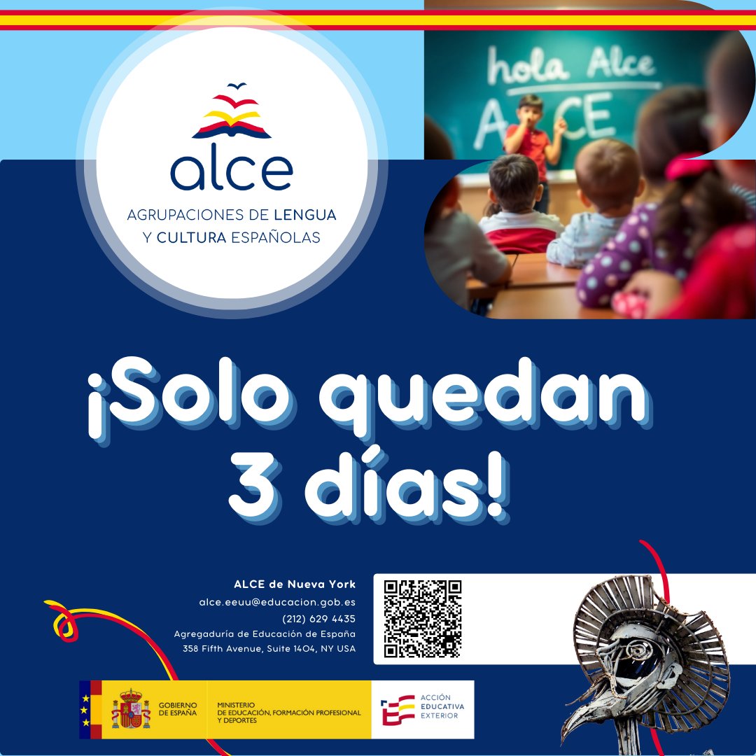 🚀 ¡El español abre puertas al mundo! 🌍
Ser bilingüe no solo es una ventaja académica, es una conexión con la familia, la cultura y nuevas oportunidades para el futuro. ALCE Nueva York, ayuda a los niños y jóvenes a consolidar su español y a vivirlo con confianza y orgullo.📚✨