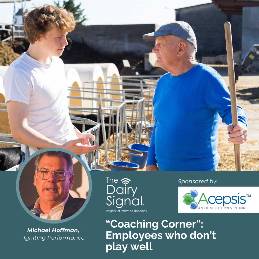 Managing tough co-workers doesn’t have to drain you. Check out expert tips in this “Coaching Corner” episode of The Dairy Signal with Michael Hoffman: ow.ly/4BlF50UWi6v