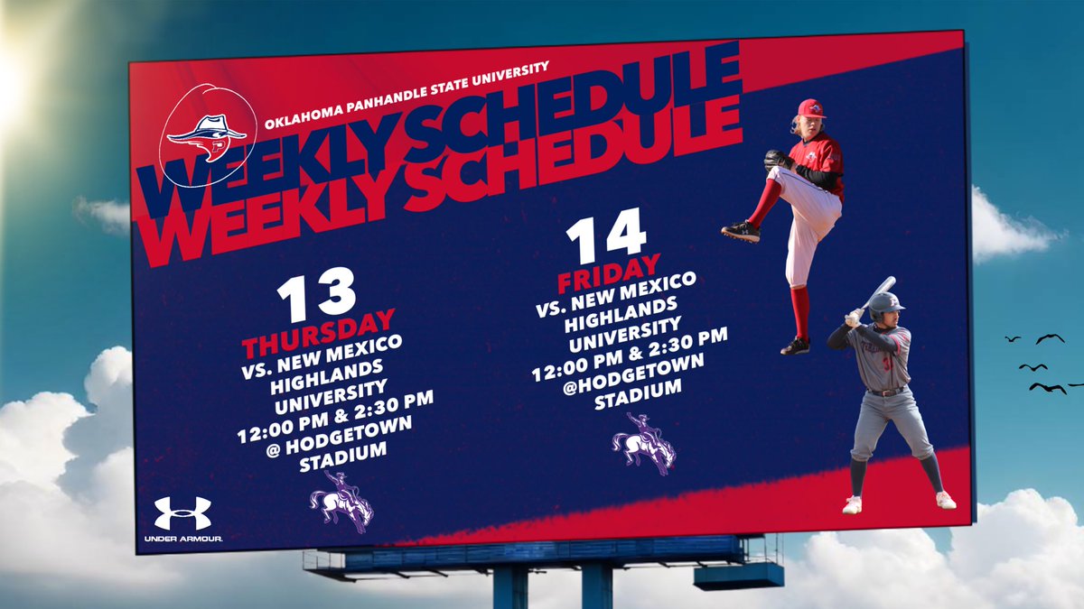 The Aggies are hosting New Mexico Highlands this weekend in Amarillo, TX. Come out to the ballpark Thursday and Friday to cheer on the Aggies. #aggieball