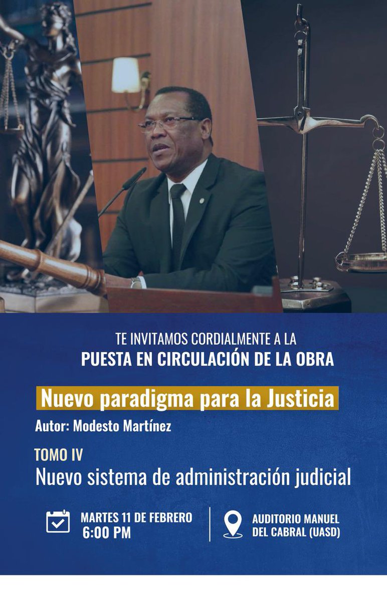 Saludos apreciados amigos, por cuestiones de logísticas, la actividad se realizará en el auditorio “Manuel del Cabral” de la biblioteca Pedro Mir en la UASD, el mismo día y hora, cuento con tu presencia.