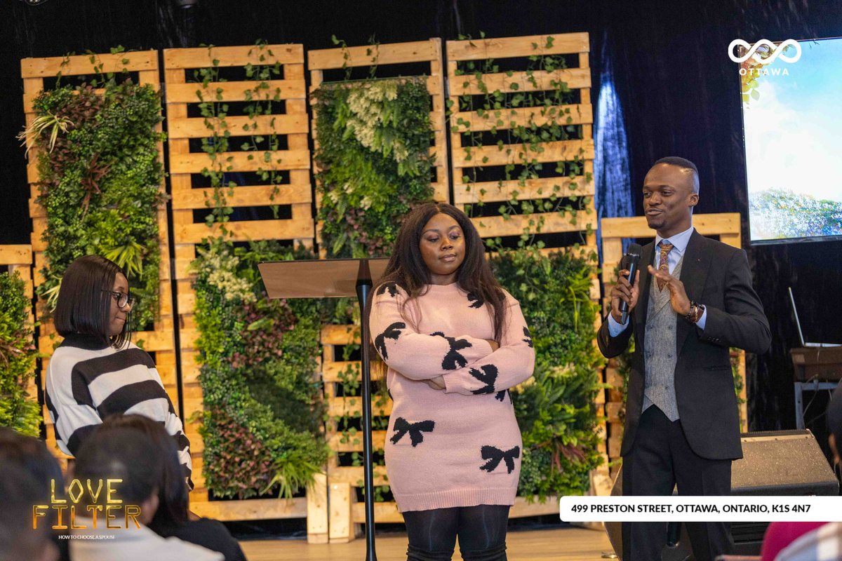 cci_ottawa's tweet photo. Love Filters: How to Choose a Partner 

Pastor Tola spoke on the importance of choosing wisely. 

Before saying yes, make sure you:
📌Know yourself 
📌Be clear on what you like 
📌Leave no room for ambiguity – If it’s confusing, it’s not from God. https://t.co/Xgb4DQVMW2