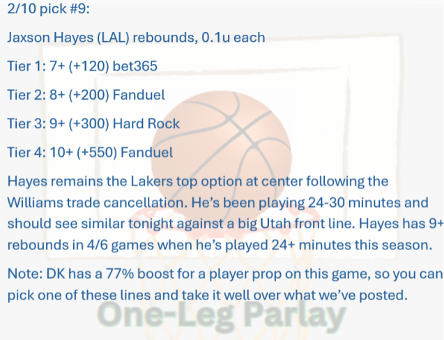 One-Leg Parlay tweet media