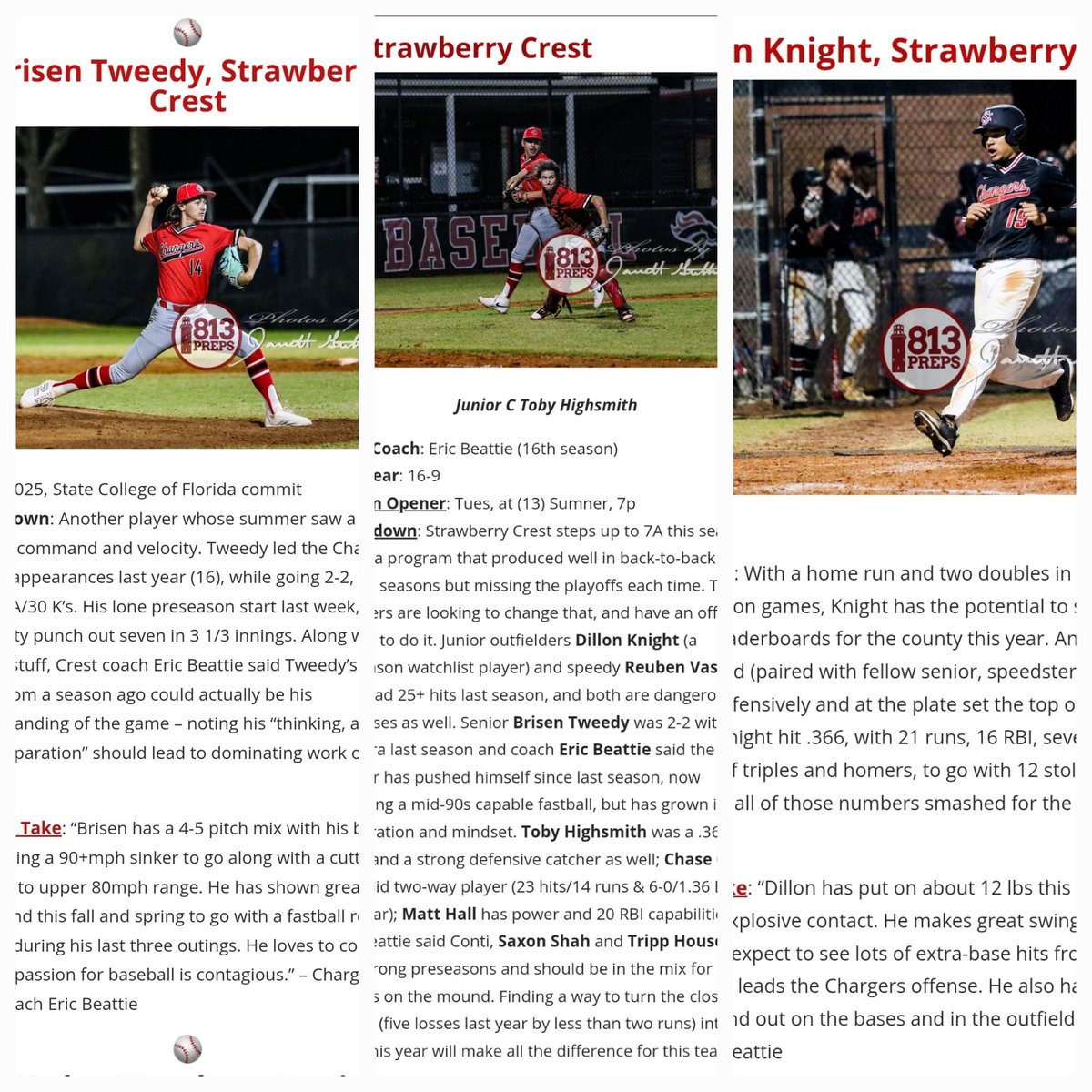 Dillon Knight (@dillonknight13) on Twitter photo High expectations but we are looking forward to the challenge. <a href="/BrisenTweedy/">Brisen Tweedy</a> <a href="/baseball_crest/">Strawberry Crest HS Baseball</a> <a href="/813Preps/">813Preps</a> High expectations but we are looking forward to the challenge. <a href="/BrisenTweedy/">Brisen Tweedy</a> <a href="/baseball_crest/">Strawberry Crest HS Baseball</a> <a href="/813Preps/">813Preps</a>