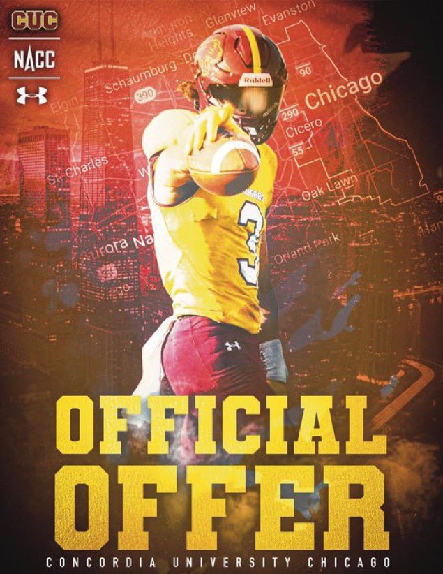 JaDargansLB3's tweet photo. #AGTG blessed to receive an offer from Concordia University Chicago! 🙌🏾
@coachfreddiej @ReggieBrown59 
@7MichaelBishop 
@CoachReed06 
@LSSSTitans https://t.co/o0dhuOTomT