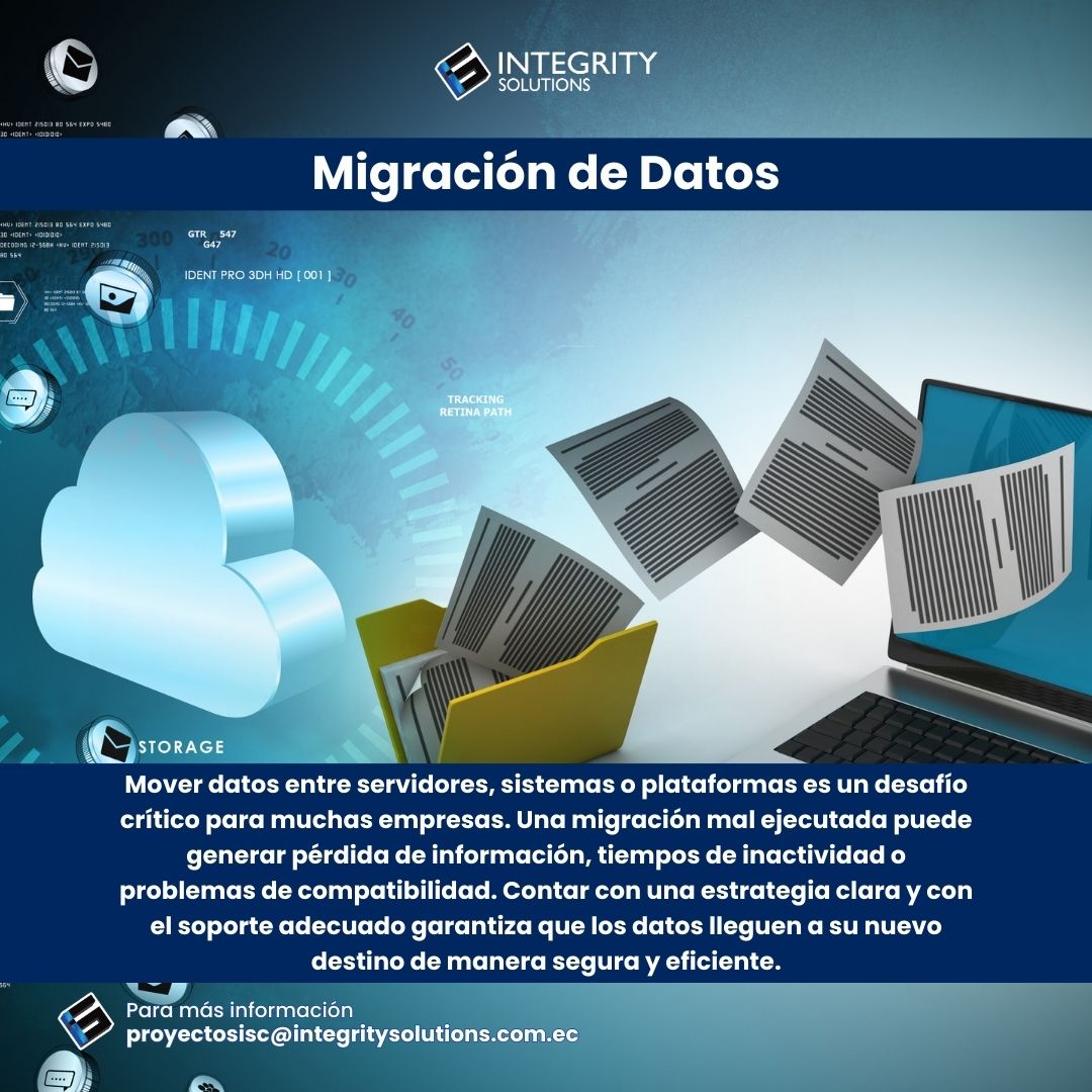 integrity_ec's tweet photo. 📂 Migración de datos sin riesgos.
Un proceso bien planificado evita interrupciones, protege la información y optimiza la infraestructura. La clave está en una estrategia segura y eficiente. 🚀

📩 proyectosisc@integritysolutions.com.ec

#MigraciónDeDatos #InfraestructuraTI https://t.co/XHq1JNnIa7