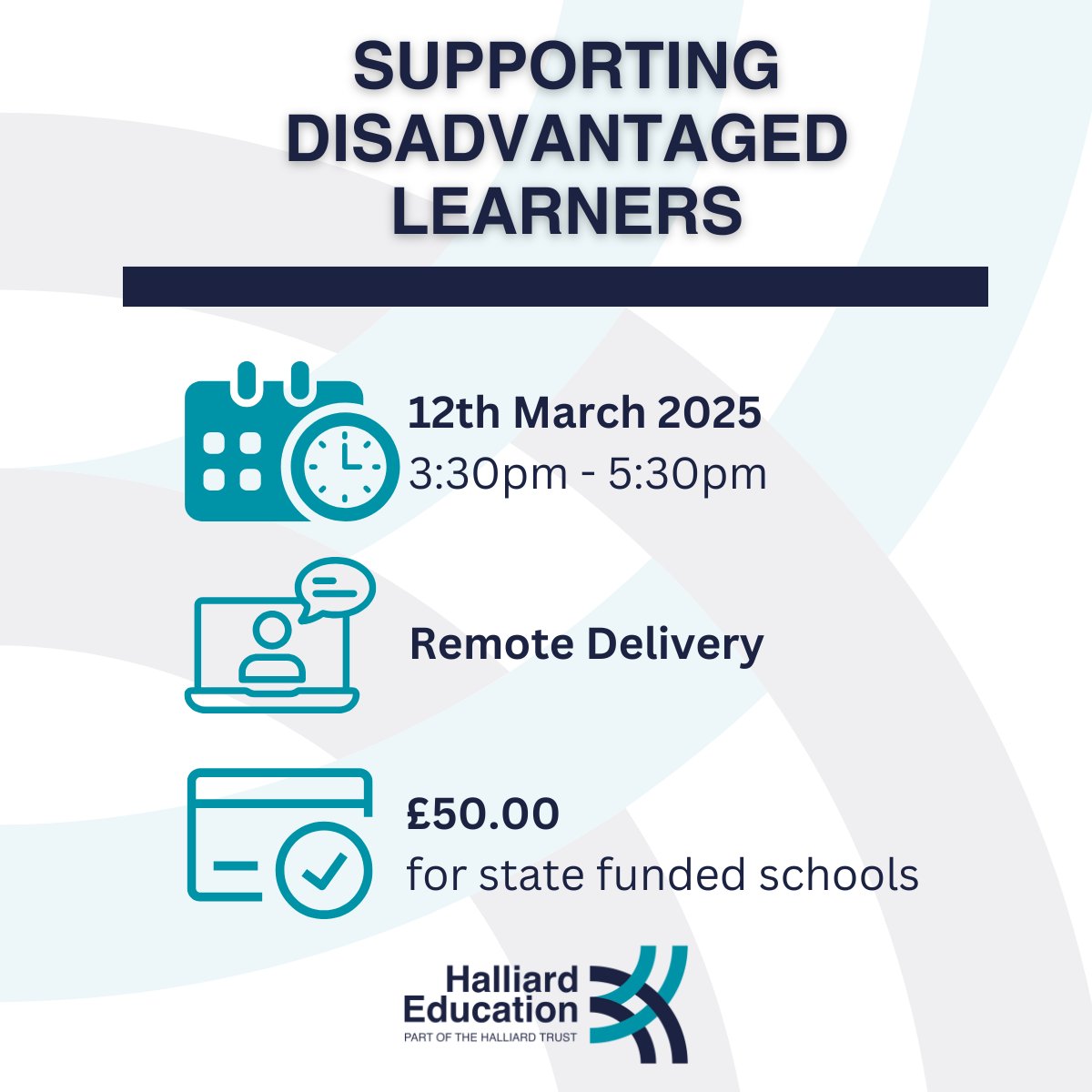 Join us for our supporting disadvantaged learners CPD. This session considers the latest research evidence on what causes our disadvantaged learners to fall behind their non-disadvantaged peers in science.

Book Here:
eventbrite.co.uk/e/supporting-d…

#Science #CPD #STEM #KS3 #GCSE