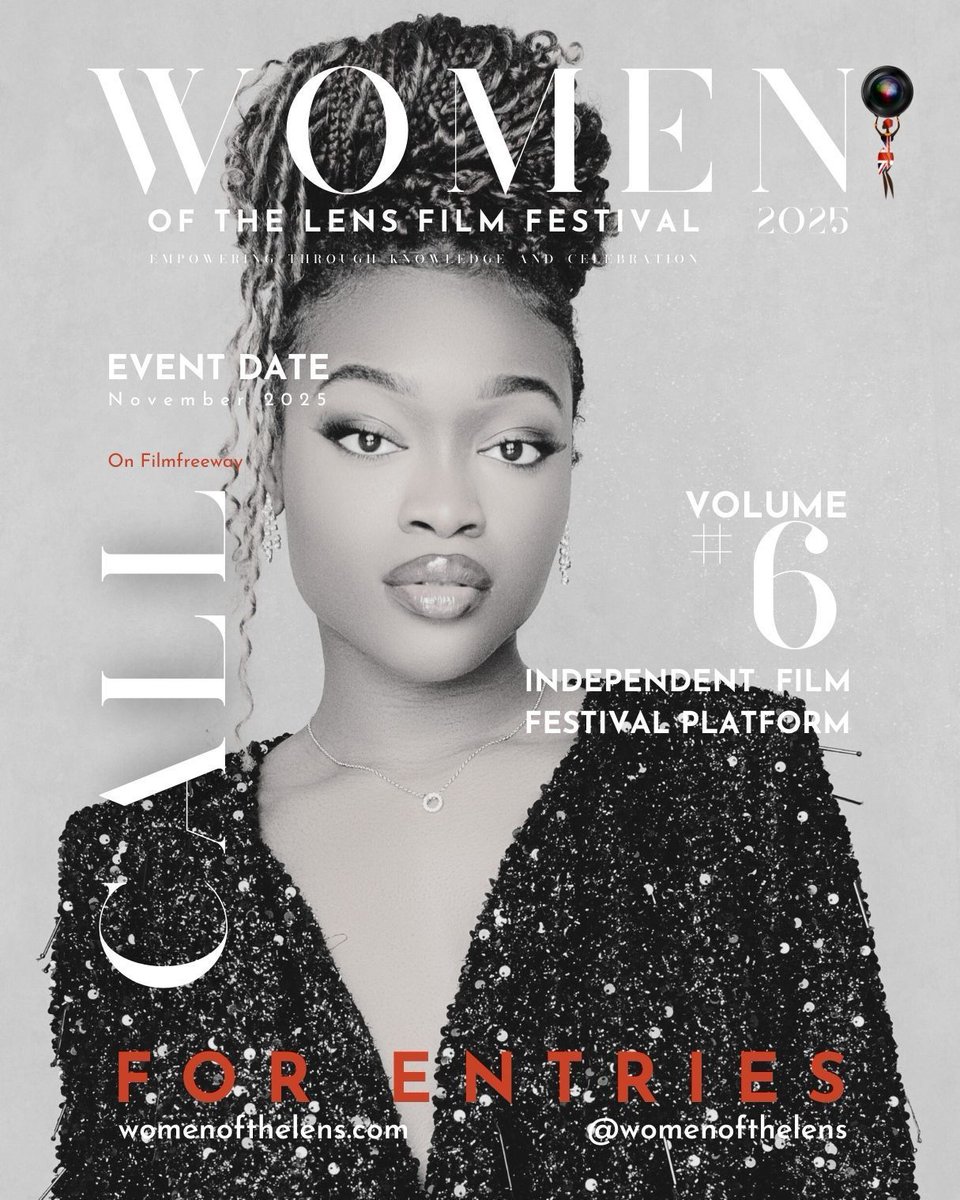 Our friends @womenofthelens are open for submissions for their premier event in November 2025. Shorts, features, documentaries of all genres are welcome and you can enter your productions via Filmfreeway. Just follow their social media @womenofthelens to get the full details!
