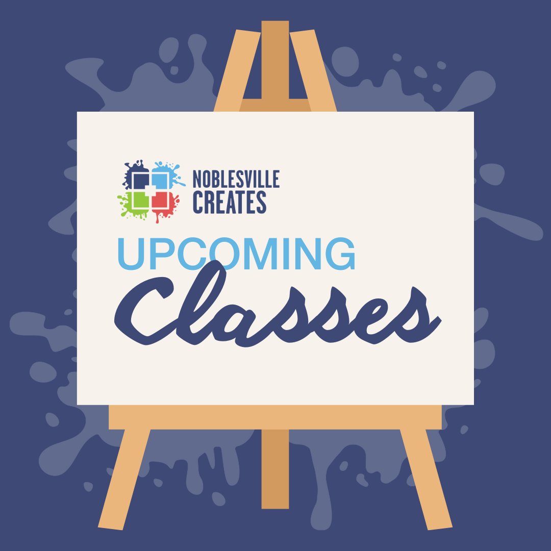 NobleCreates's tweet image. We&apos;re excited to announce new classes starting in February and March! 

Learn more at bit.ly/413T5eS 
.
.
.
#NoblesvilleCreates #UpcomingClasses #NewClasses #ArtClasses