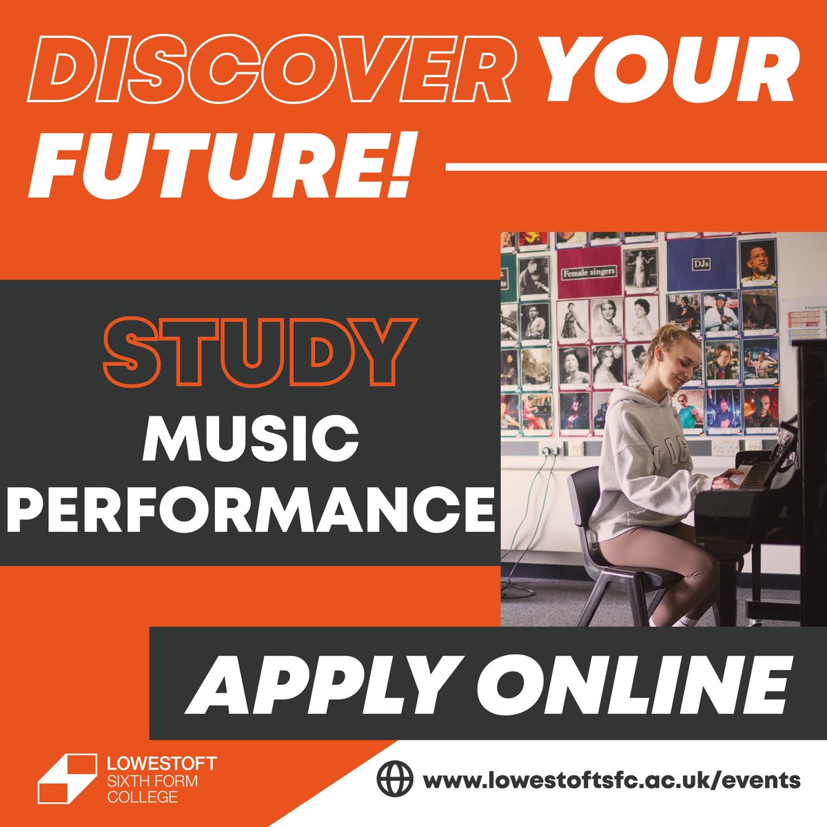 LowestoftSixthFormCollege (@l6fc) on Twitter photo Study Music Performance! 
Develop your musical talent with our Music Performance course, covering everything from vocal and instrumental techniques to music theory and industry practice.
Apply online today: buff.ly/4hPNBdt Study Music Performance! 
Develop your musical talent with our Music Performance course, covering everything from vocal and instrumental techniques to music theory and industry practice.
Apply online today: buff.ly/4hPNBdt