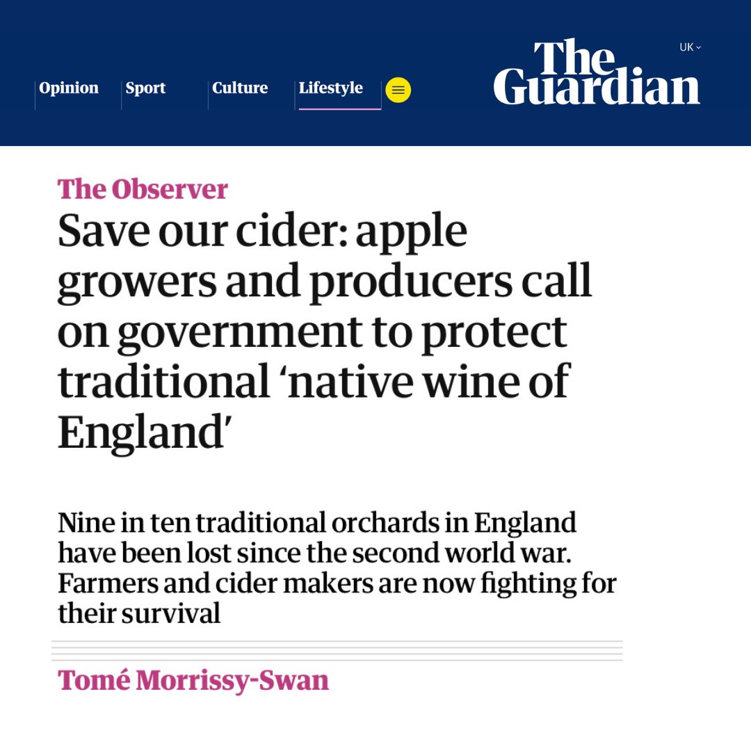 Fine Cider (@finecider) on Twitter photo Must-read from the <a href="/ObserverUK/">The Observer</a> <a href="/guardian/">The Guardian</a>
theguardian.com/food/2025/feb/…
#cider #orchards #Sustainability #biodiversity #farming Must-read from the <a href="/ObserverUK/">The Observer</a> <a href="/guardian/">The Guardian</a>
theguardian.com/food/2025/feb/…
#cider #orchards #Sustainability #biodiversity #farming