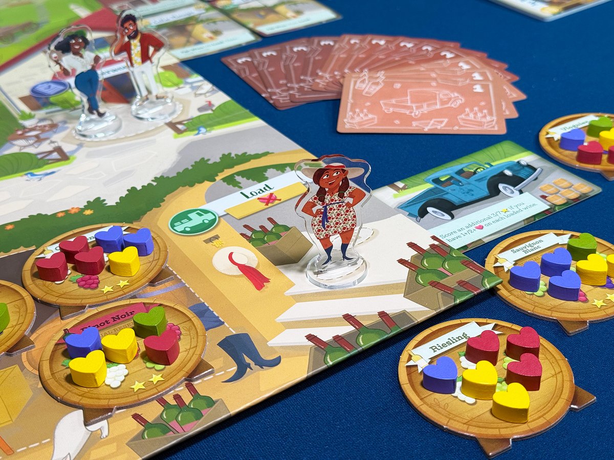 ⏰ Launching on Kickstarter tomorrow, February 11th!!!
🍇 We couldn't be more excited about Vineyard: A Winemaking Game. See something cool? Let us know, and be sure you're signed up to be notified as soon as we go live! 🙂
kickstarter.com/projects/ebara…