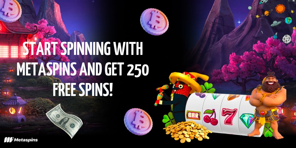 Betting2bitcoin's tweet photo. 💎 Start spinning with Metaspins and get 250 free spins!
💸 Enjoy anonymous and lightning-fast Bitcoin withdrawals!
🔥 Bet with crypto and unlock huge rewards!
⚜️ Join now: https://t.co/2ANlCT29UW
#BitcoinCasino #BlockchainGambling #CryptoStake https://t.co/cyLmTdmDWn