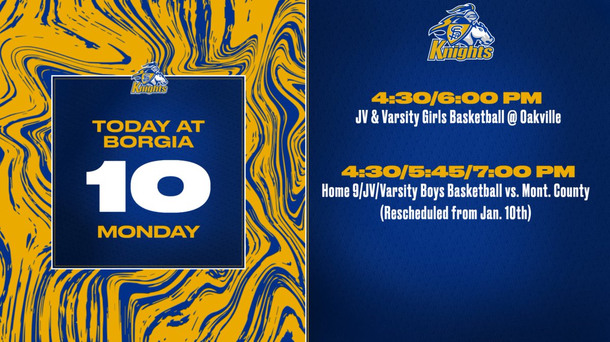 Today's events, Monday, February 10th.