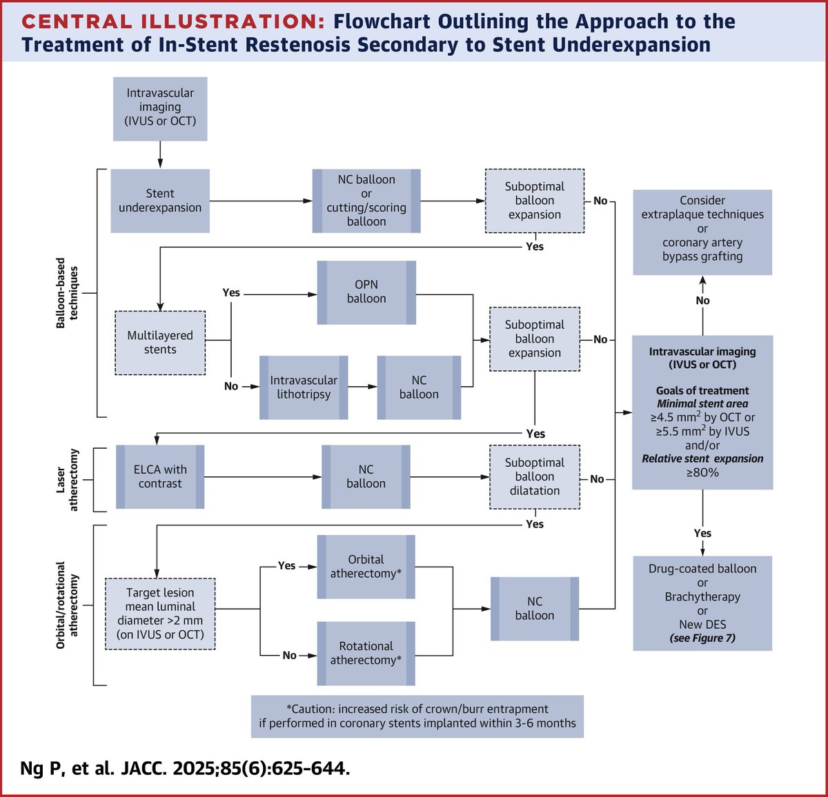 Primero Ng (@drprimerong) on Twitter photo Stent underexpansion remains a challenge in PCI, with no clear consensus on management. Our newly published JACC state-of-the-art review presents a practical algorithm integrating imaging and treatment strategies to help guide clinicians. <a href="/JACCJournals/">JACC Journals</a>
jacc.org/doi/epdf/10.10… Stent underexpansion remains a challenge in PCI, with no clear consensus on management. Our newly published JACC state-of-the-art review presents a practical algorithm integrating imaging and treatment strategies to help guide clinicians. <a href="/JACCJournals/">JACC Journals</a>
jacc.org/doi/epdf/10.10…