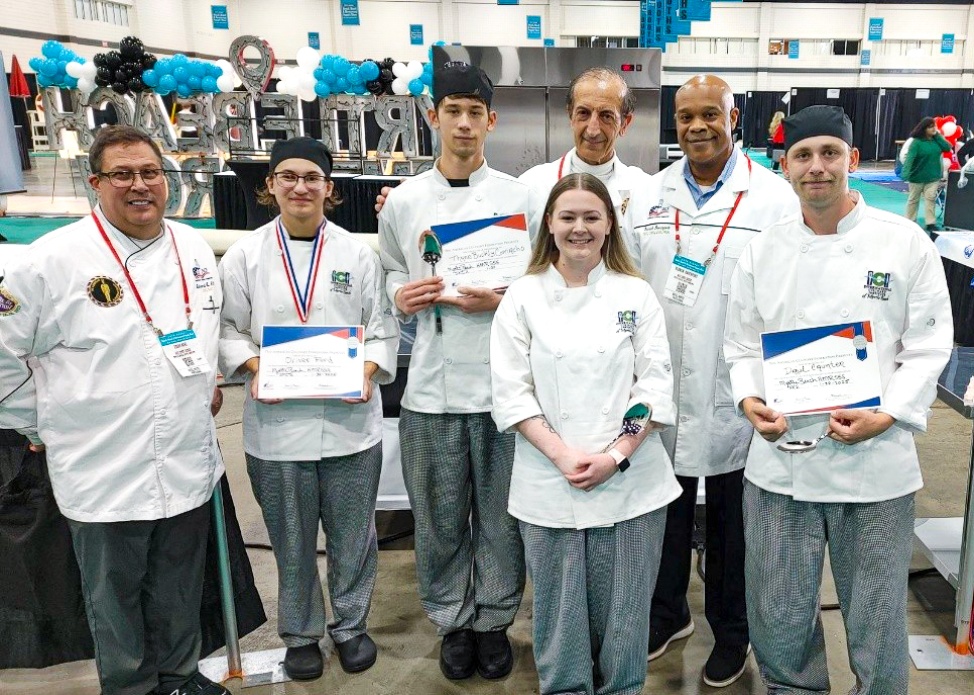 Our HGTC International Culinary Institute students brought the skills, the heat, and the flavor to the American Culinary Federation (ACF) competition at the 42nd Annual Hotel, Motel &amp; Restaurant Supply Show of the Southeast! 🔪🔥

#techgators #proudtobehgtc #culinary #hgtc