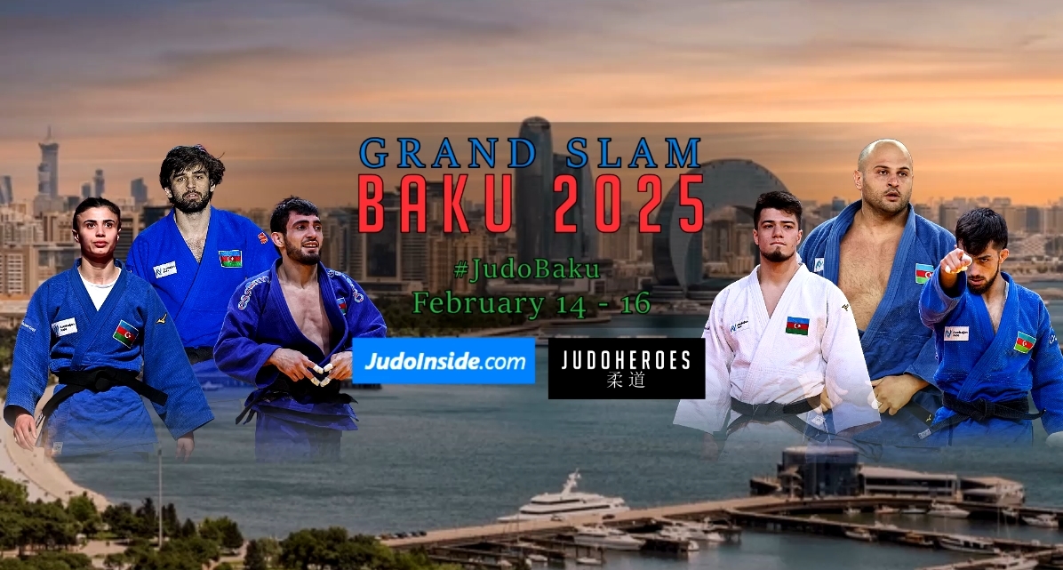 Grand Slam Baku, Azerbaijan 🇦🇿
February 14 - 16
#JudoTokyo #JudoHeroes #JudoInside