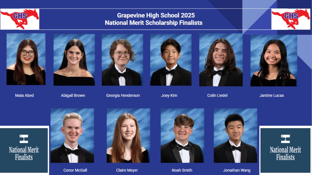 Congratulations to GHS 2025 National Merit Finalists.