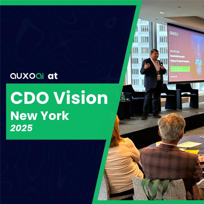 AuxoAI's tweet photo. CDO Vision NYC 2025

We led a powerful roundtable with top CDOs, AI leaders, and enterprise strategists on the future of AI-driven enterprises.

A huge thank you to AIM Research for curating this incredible event and to all the industry pioneers who joined us. 

#AIMadeReal https://t.co/OeqBYIVdLX