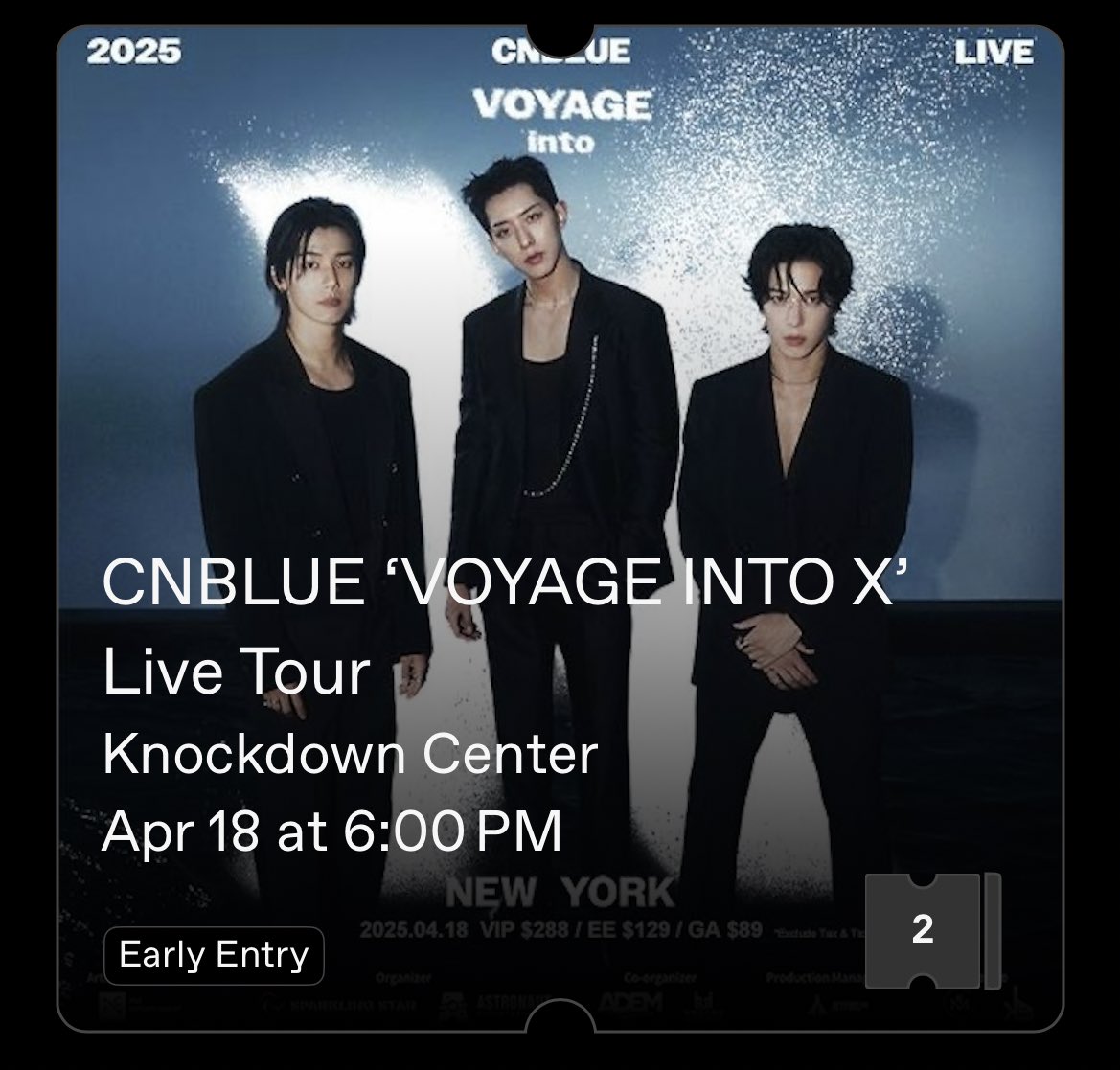 moonbinniebunny's tweet photo. I’M SEEING CNBLUE 💙💙 https://t.co/a0vJSuTkHP