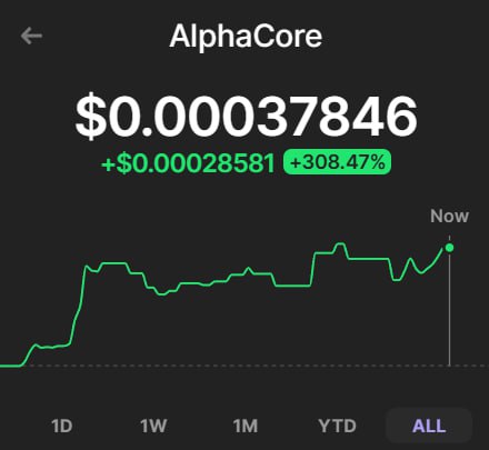 Maxschmerz's tweet photo. 🚀 +308% Already… Just the Beginning! 🚀

The momentum is real. Don’t watch from the sidelines—1000x is in sight!

📈 Early in, early gains. Late? Regret.
🔹 More holders daily
🔹 Organic growth, no hype—just results
🔹 Still early, still undervalued
💎 Get in before the next pump! Buy ALC now:
https://t.co/f2z3yBByvu
#AlphaCoreALC #StayFocused #Next1000x