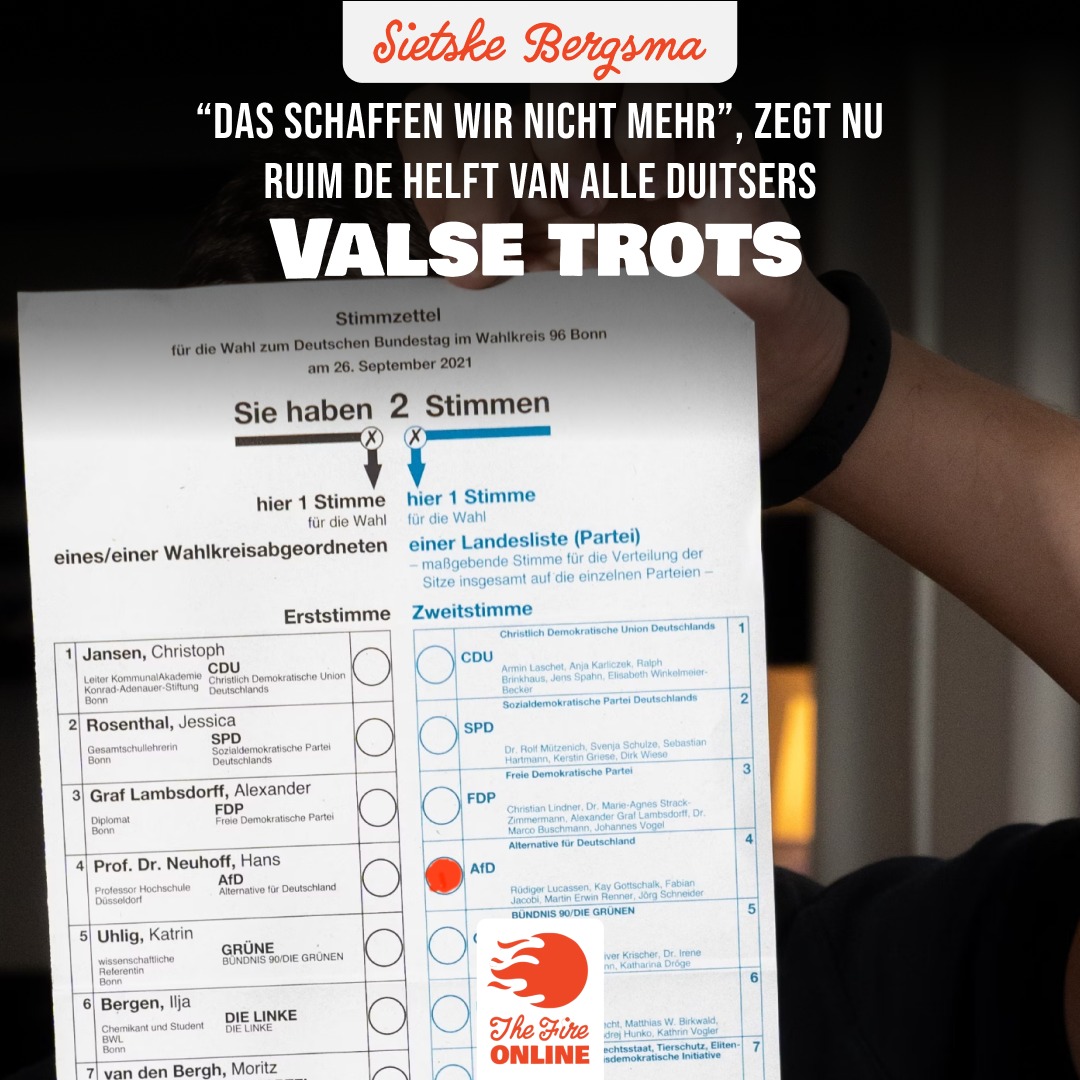 TheFireOnline's tweet photo. “Een Duitsland waar we weer trots op kunnen zijn.” Zo luidt de campagneslogan van de Christen-Democraten die in de strijd om de winst bij de aankomende Duitse verkiezingen duidelijk maken het tijdperk Merkel achter zich te willen laten.

Lees verder: https://t.co/MTWmkWh3ge https://t.co/xDn3Bu6gXC