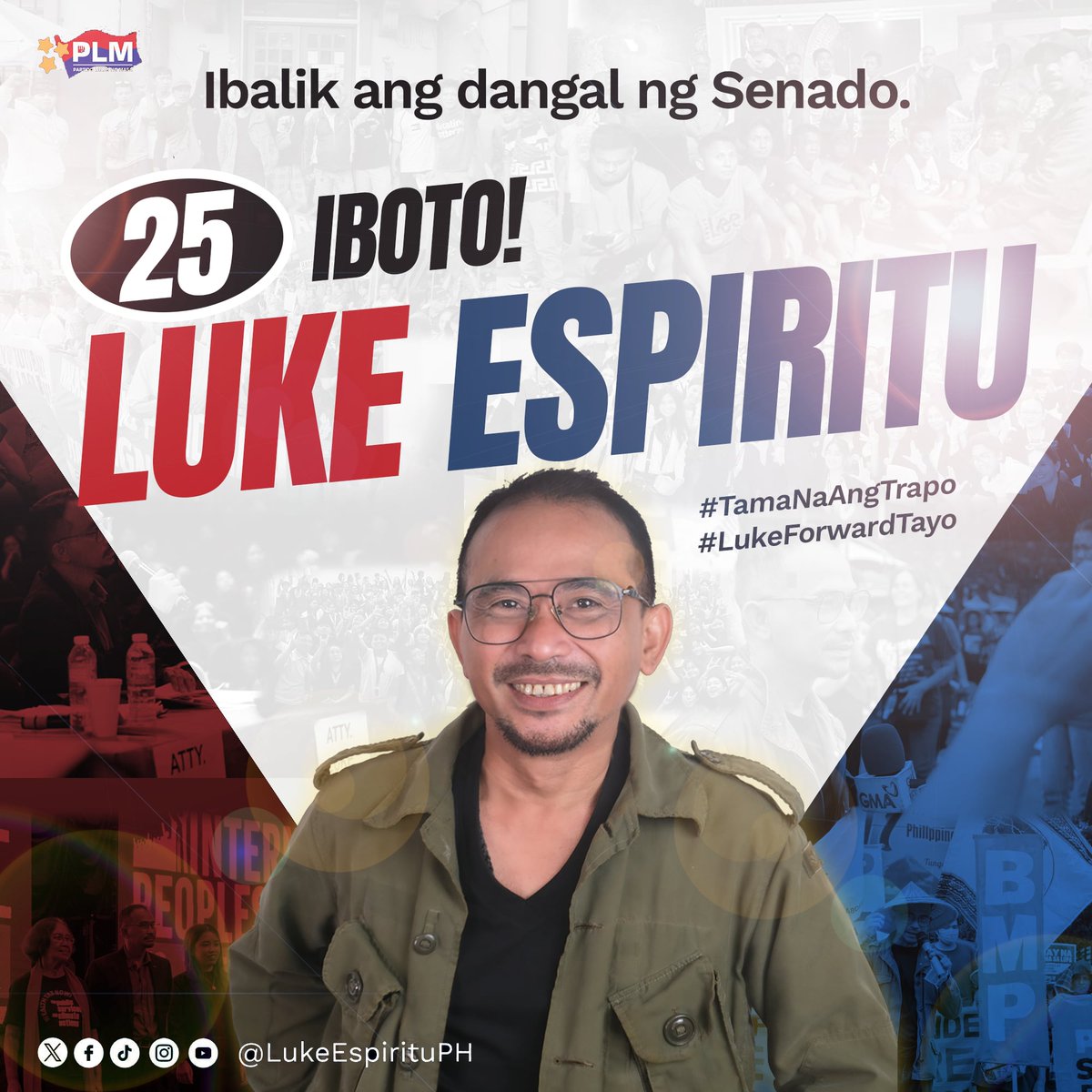 Wag nating hayaang tuluyang maging kural ng baboy ang Senado. Gawin natin ito para sa ating mga anak na syang magmamana ng mundong ito na puno ng pagpapahirap ng mga trapo't dinastiya.

Manggagawang Pilipino, may magagawa ka! Kabataan, you can make a difference!

Itayo natin ang