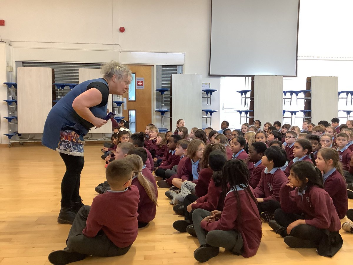 A big thank you to Claire Donald for coming in and sharing her fantastic story, ‘Mother Earth is weeping’ with us today #SPEauthorschair #SPEreading