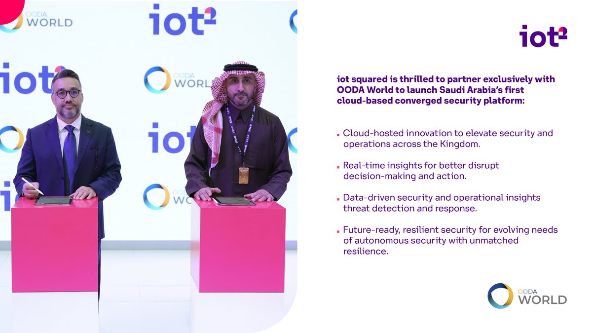 We are proud to announce our partnership with OODA World at #LEAP25! And to explore the future of cloud security.

#iotsquared
#unlocking_the_potential_of_things