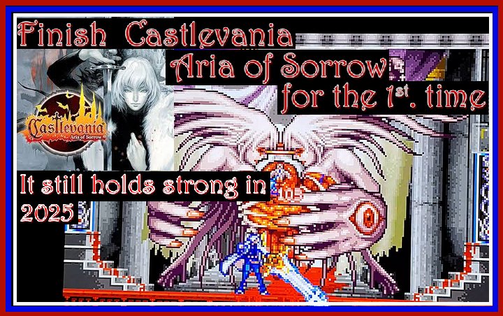 InGeniuses's tweet image. 2 brand new video game completion videos are dropping this week. Each with a Mini-mini-tiny review! #castlevaniaariaofsorrow goes live today at 9 AM Pacific time &amp;amp; #tombraideranniversary premiers on February 12th. Just in time for Lara's birthday Feb. 14th. Follow YT link on bio.