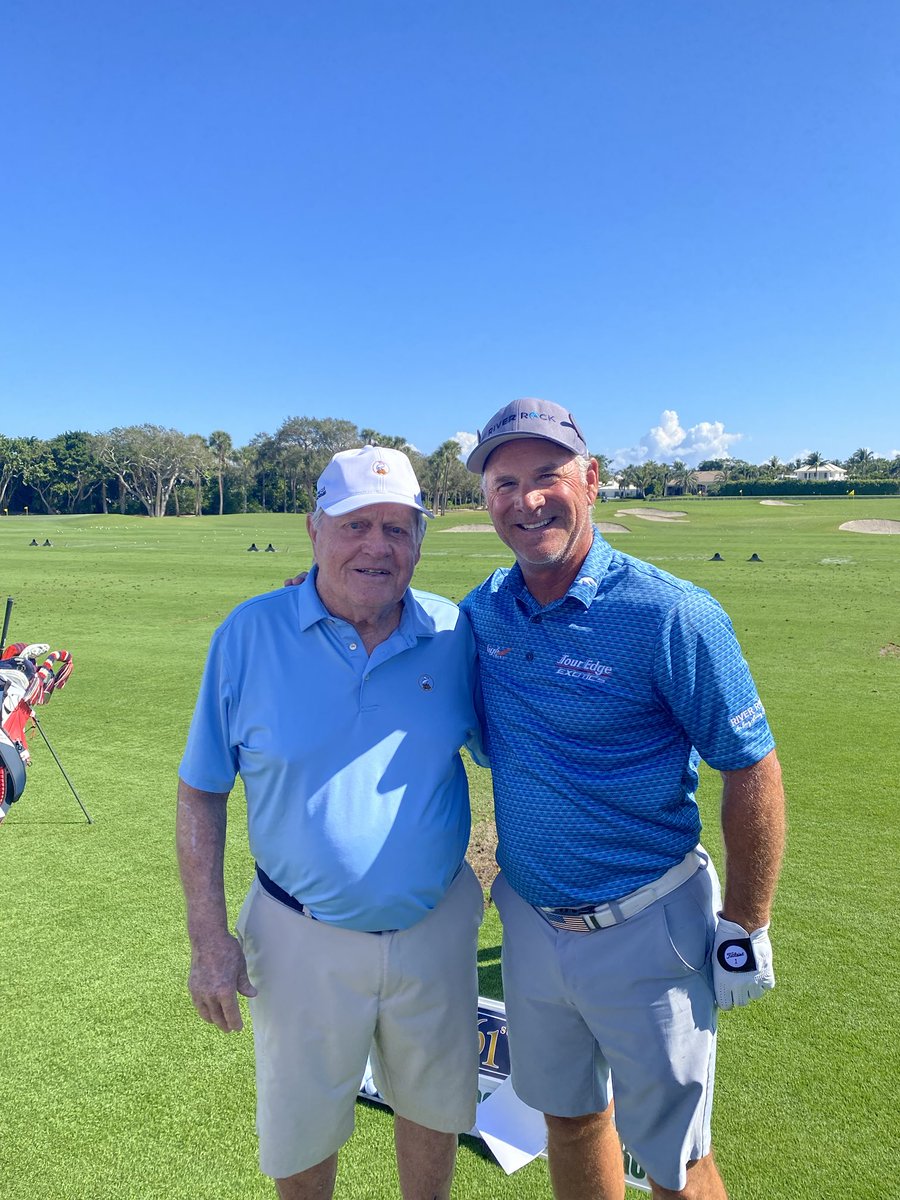 ScottMccarron's tweet image. Playing in a pro am for the greatest golfer that ever played the game Mr Jack Nicklaus!  Lost Tree pro am.