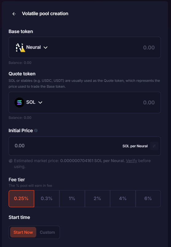 KnowNeural's tweet photo. Have a new $GFM Token? AWESOME! 🆕

Here's How to Maximize Your Liquidity And Give Users the BEST pricing. 💸

1. Head over to https://t.co/hXjnj8jIE6
2. Create a New Dynamic Pool
3. Select Volatile
4. Add your token paired with SOL
5. Set Fee Tier (Anything more than 2% will lessen the amount of routes to the pool)
6. Create pool and Deposit the pair. 

GFM just switched to Jupiter for their frontend trading.

Jupiter Gives Priority routing to Meteora pools.
 
Stakers still benefit as most trades occur as a split-route between Meteora and Orca. 

You can do this even if you do not own the token. 

The more you Know $NEURAL