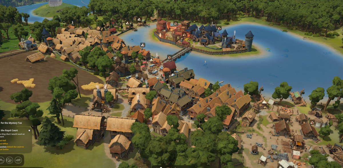 Always looks nice to have an Island Manor/Castle