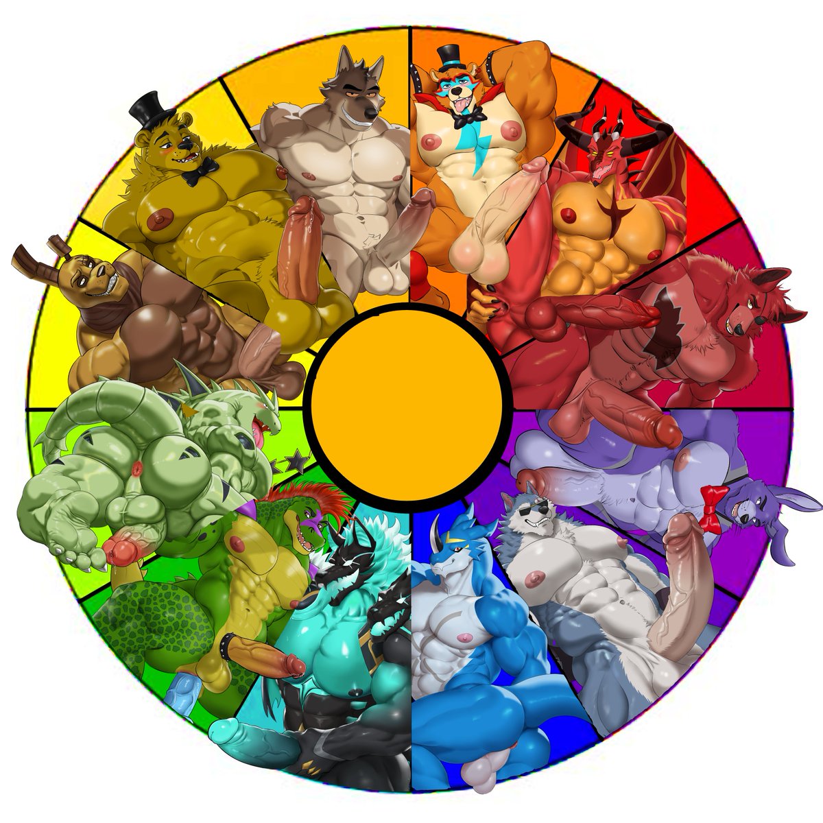 Mr Wolf 

Finished color wheel