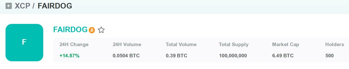 Igdrasilll's tweet photo. Wow! #FAIRDOG achieved 500 holders! LFG!! #FAIRDOG to the moon!
#NFA #DYOR #Bitcoin #Bitcoinstamps #Crypto #Sidehustle #MOON #LFG #SRC20 #GEM #REPOST #XCP #Ordinals #Runes
Exchange platform:
https://t.co/AmpuccvOql
https://t.co/1SqyKDuKbE
https://t.co/8rWflRJoUF https://t.co/qfHN38roOU