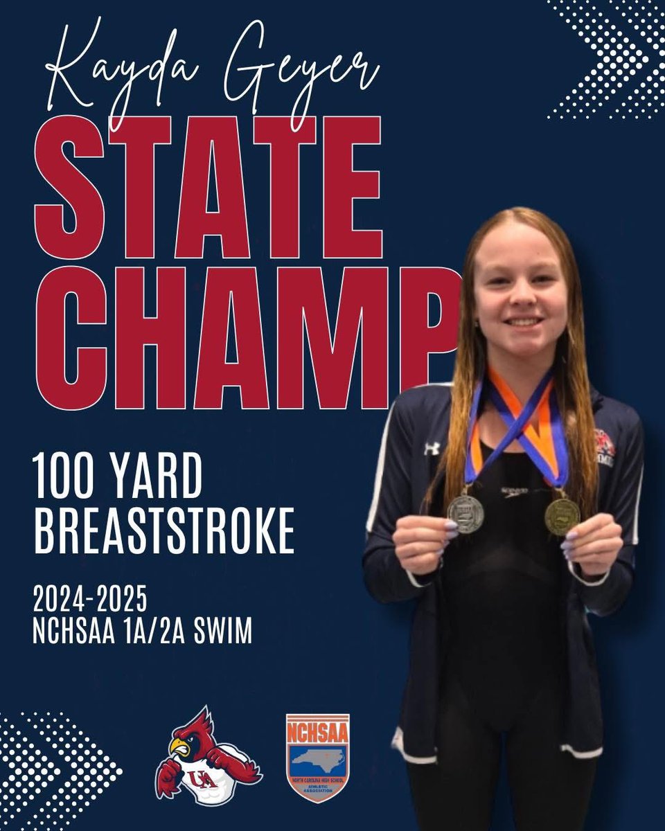 Union Academy Athletics (@uaathletics) on Twitter photo Congrats to Kayda Geyer who broke the 1A/2A record in the 100-yard Breaststroke and brought home the hardware! <a href="/JZUAHS/">Jim Zorn</a> <a href="/UAcharterschool/">UACharterSchool</a> <a href="/JSuttonSmith/">Jennifer SuttonSmith</a> Congrats to Kayda Geyer who broke the 1A/2A record in the 100-yard Breaststroke and brought home the hardware! <a href="/JZUAHS/">Jim Zorn</a> <a href="/UAcharterschool/">UACharterSchool</a> <a href="/JSuttonSmith/">Jennifer SuttonSmith</a>