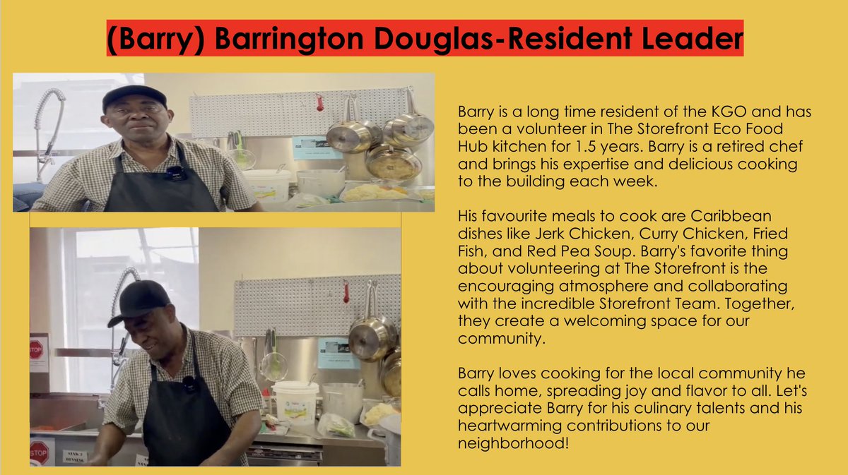Highlight Hero of the Day❤️: Barry Douglas, a resident leader in the KGO Community. He's cookin' when it comes to community. Chef it up!👨🏾‍🍳