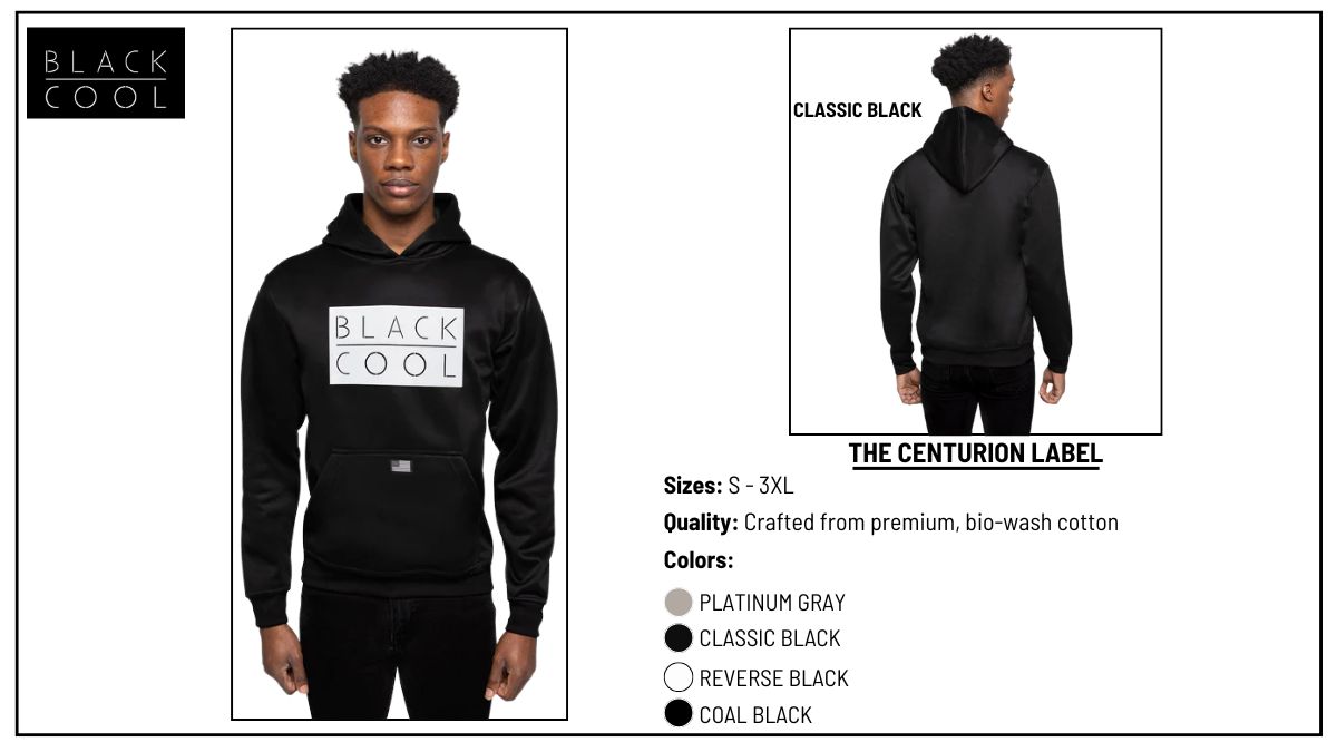 BlackCoolCo's tweet photo. The Centurion Hoodie - Classic Black is here 🖤! A staple for effortless style and comfort. Be bold, be classic, and #LookForTheLabel.

Shop now 👉 Link: https://t.co/sb89rI7OrT

#BLACKCOOL #BlackCool #BlackLove #BlackExcellence #BlackHistory #CenturionHoodie #hoodies #blackhoodies  #BlackCool #WearTheCrown  #UrbanFashion #HoodieFlex #StayLegendary #USAStyle  #PowerMovesOnly #ShopNow