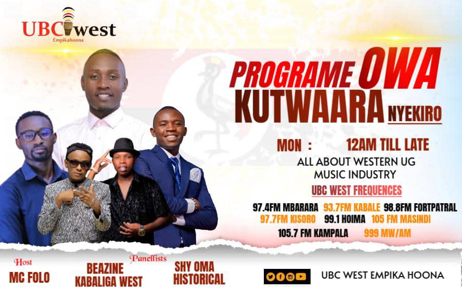Tune in Boys  analyzing about western Uganda entertainment industry  At UBC west empikahona