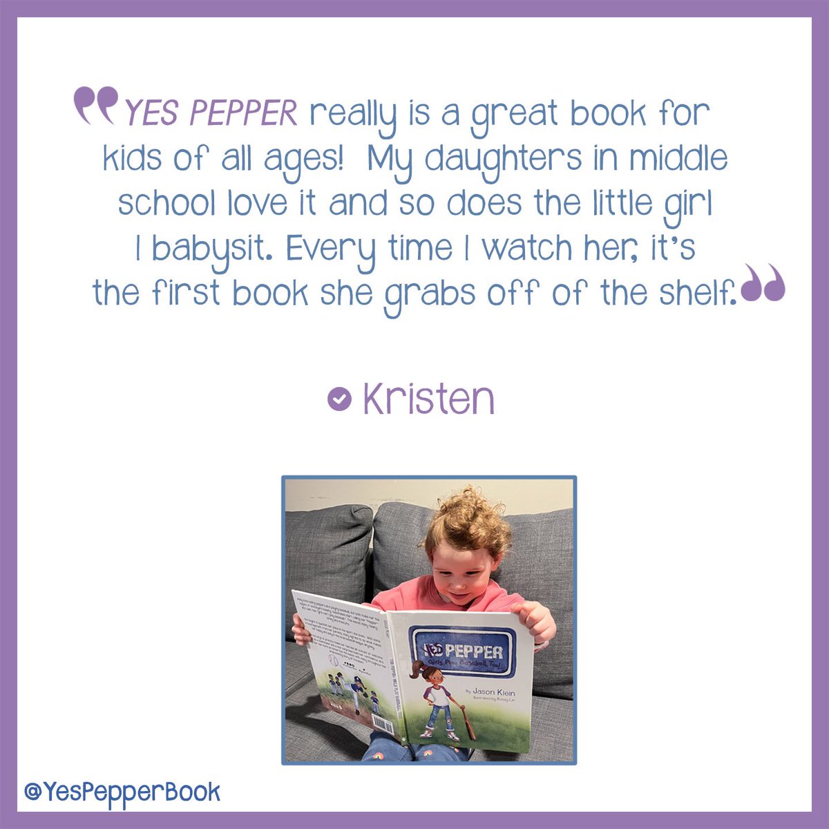 An important read for kids of all ages! #YesPepperBook