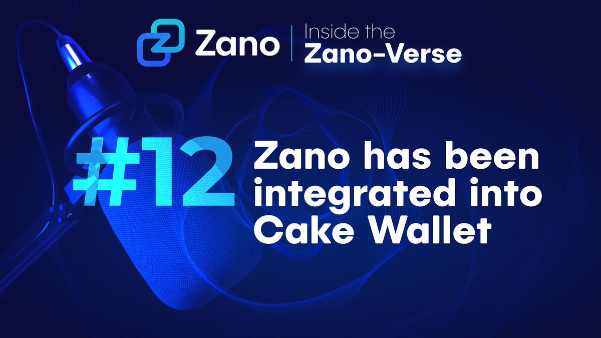 Zano (@zano_project) on Twitter photo Join us during the 12th episode of the ITZV here on X Spaces tonight! Zano has been integrated into Cake Wallet.
📆Date: Feb 10th, 19:00PM UTC
📍Location: Twitter Spaces
👥Attendees: <a href="/Mr_Kwibs/">Quinten (Mr. Kwibs) | Zano</a>, <a href="/_cryptozoidberg/">zoidberg</a>, <a href="/Gonbat03/">Gonbat 🇦🇷 | Zano</a>, <a href="/IvanZhelev_/">Ivan Zhelev</a> & <a href="/sethforprivacy/">Seth For Privacy || Activate CTV + CSFS</a> Join us during the 12th episode of the ITZV here on X Spaces tonight! Zano has been integrated into Cake Wallet.
📆Date: Feb 10th, 19:00PM UTC
📍Location: Twitter Spaces
👥Attendees: <a href="/Mr_Kwibs/">Quinten (Mr. Kwibs) | Zano</a>, <a href="/_cryptozoidberg/">zoidberg</a>, <a href="/Gonbat03/">Gonbat 🇦🇷 | Zano</a>, <a href="/IvanZhelev_/">Ivan Zhelev</a> & <a href="/sethforprivacy/">Seth For Privacy || Activate CTV + CSFS</a>