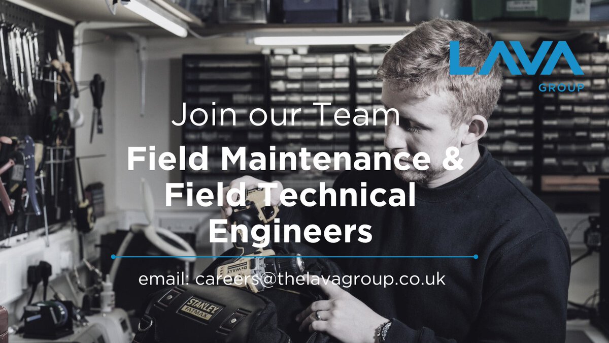 Join <a href="/lforlava/">The Lava Group</a> to lead the way in safer custody #Technology We're #recruiting for a Field Maintenance Technician &amp; Field Technical Engineer. Apply today bit.ly/3D2xTJy to be a part of our transformative journey #BelfastJobs #TechJobs #LavaGroup