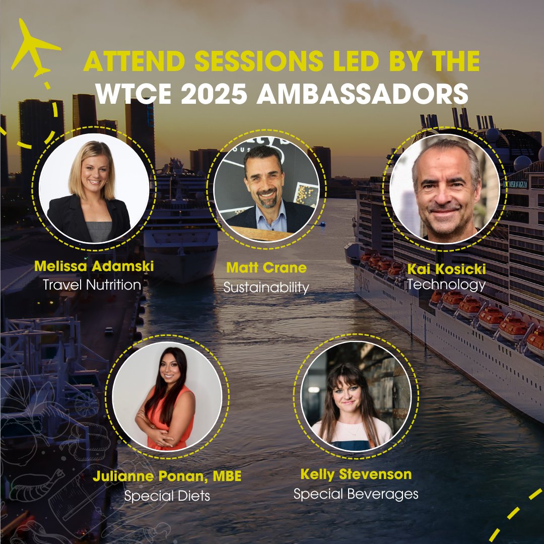 🚆 The Taste of Travel Theatre returns for WTCE 2025! ✈️

Join WTCE 2025 Ambassadors and industry leaders like easyJet, British Airways, Lufthansa, and IATA as they explore key trends in onboard hospitality.

📢 View the full programme today! 
bit.ly/3Qaicq3

#WTCE2025