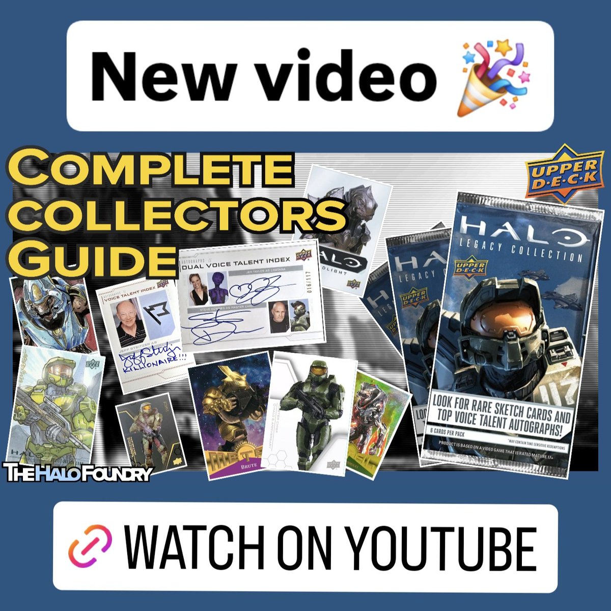 Catch my complete guide of the Halo Legacy card collection on YouTube.
youtu.be/N3a36AIMAko

<a href="/halo/">Halo</a> <a href="/HaloGear/">Halo Gear</a> <a href="/UpperDeckSports/">Upper Deck</a> #halo #halospotlight #halocommunity