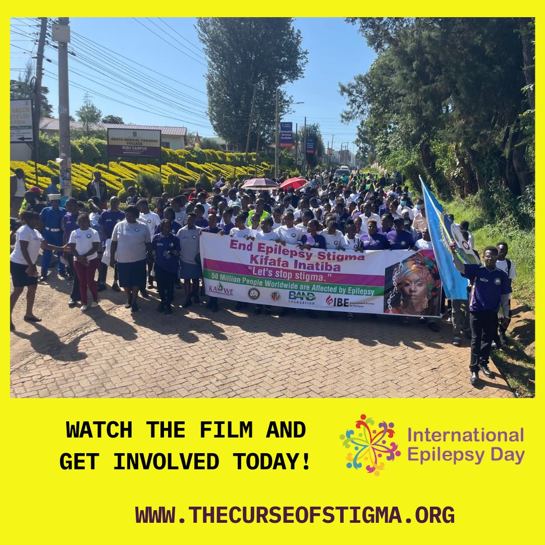 Today is International Epilepsy Day! Thanks to our partner KAWE for raising awareness about The Curse of Stigma film and for his work pioneering efforts to challenge stigma for those affected by epilepsy. To learn more about our powerful documentary, visit thecurseofstigma.org