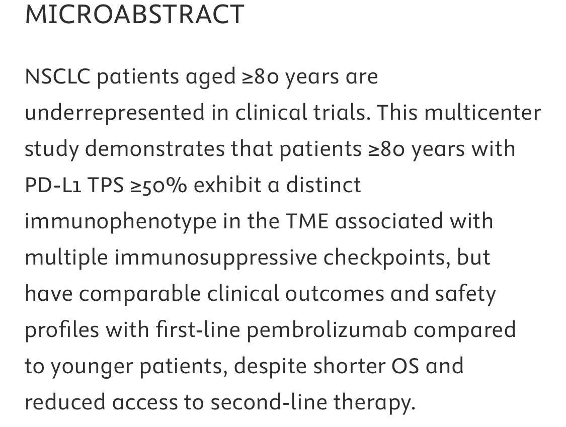 Rafeh Naqash, MD (@thenasheffect) on Twitter photo Labour of love for 2 years now published in <a href="/ClinicalLung/">Clinical Lung Cancer</a>. Largest study on clinical and tumor immunophenotypic characteristics in older adults with NSCLC and PDL1>50. Phenomenal work by <a href="/BiagioRicciutMD/">Biagio Ricciuti, MD PhD</a> <a href="/alessi_joao/">Joรฃo Alessi, MD</a> <a href="/valentsant/">Valentina Santo</a> <a href="/BarrichelloMd/">Adriana Barrichello, MD</a> to take this to finish line! Labour of love for 2 years now published in <a href="/ClinicalLung/">Clinical Lung Cancer</a>. Largest study on clinical and tumor immunophenotypic characteristics in older adults with NSCLC and PDL1>50. Phenomenal work by <a href="/BiagioRicciutMD/">Biagio Ricciuti, MD PhD</a> <a href="/alessi_joao/">Joรฃo Alessi, MD</a> <a href="/valentsant/">Valentina Santo</a> <a href="/BarrichelloMd/">Adriana Barrichello, MD</a> to take this to finish line!